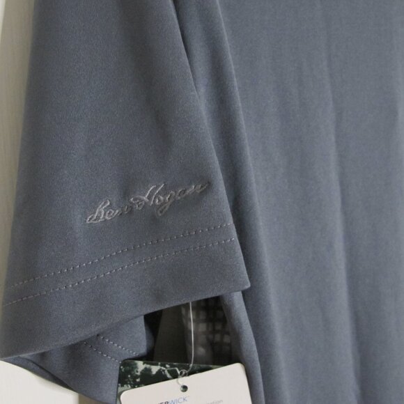 Ben Hogan Performance | Golf Polo Shirt Sleek Green Gray Graphic Design - Picture 2 of 10